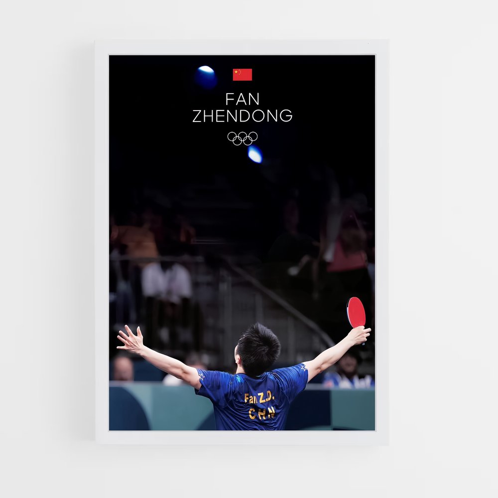 Poster Ping Pong Master – affiche Tennis de table (vue 3)